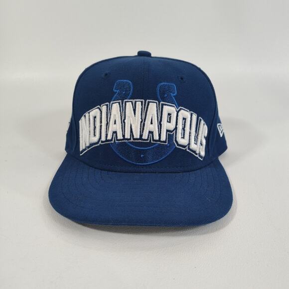 New Era 59Fifty NFL Indianapolis Colts Cap Hat Fitted 6 3/8 Football Sports - Picture 1 of 6